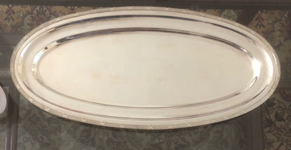 Silver Oval Plate
