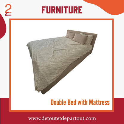 Double Bed with Mattress
