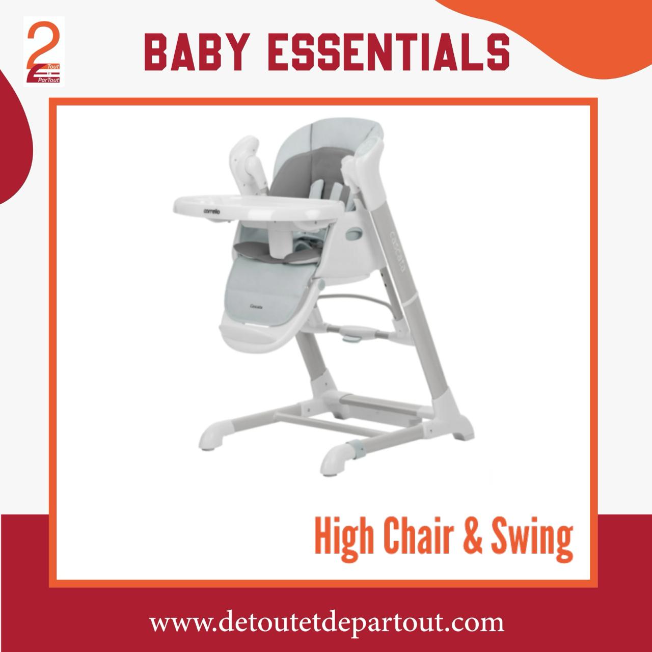 High Chair and Swing