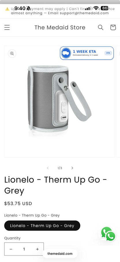 Portable Bottle Warmer