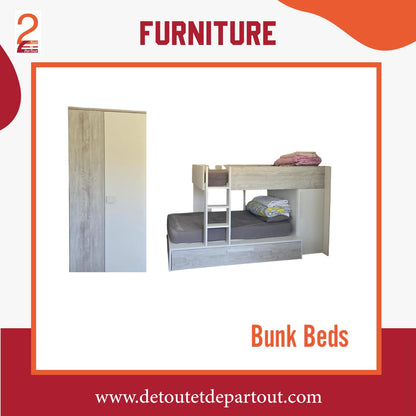 Bunk Beds with Closet