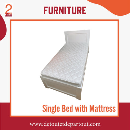 Single Bed with Mattress