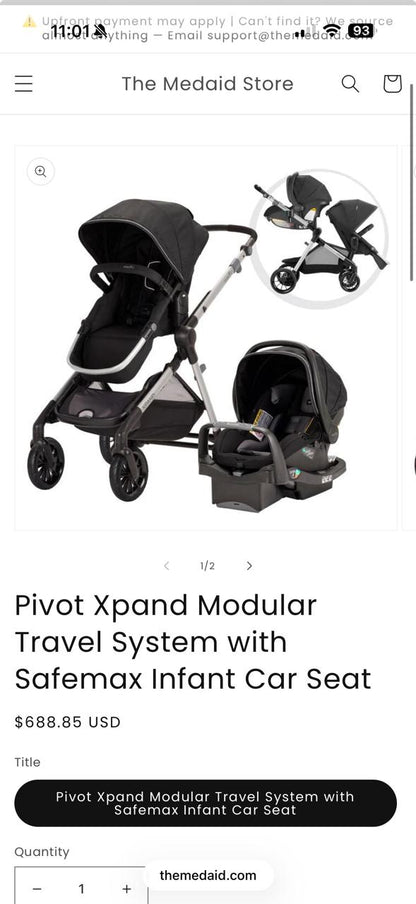 Double Stroller - Evenflo