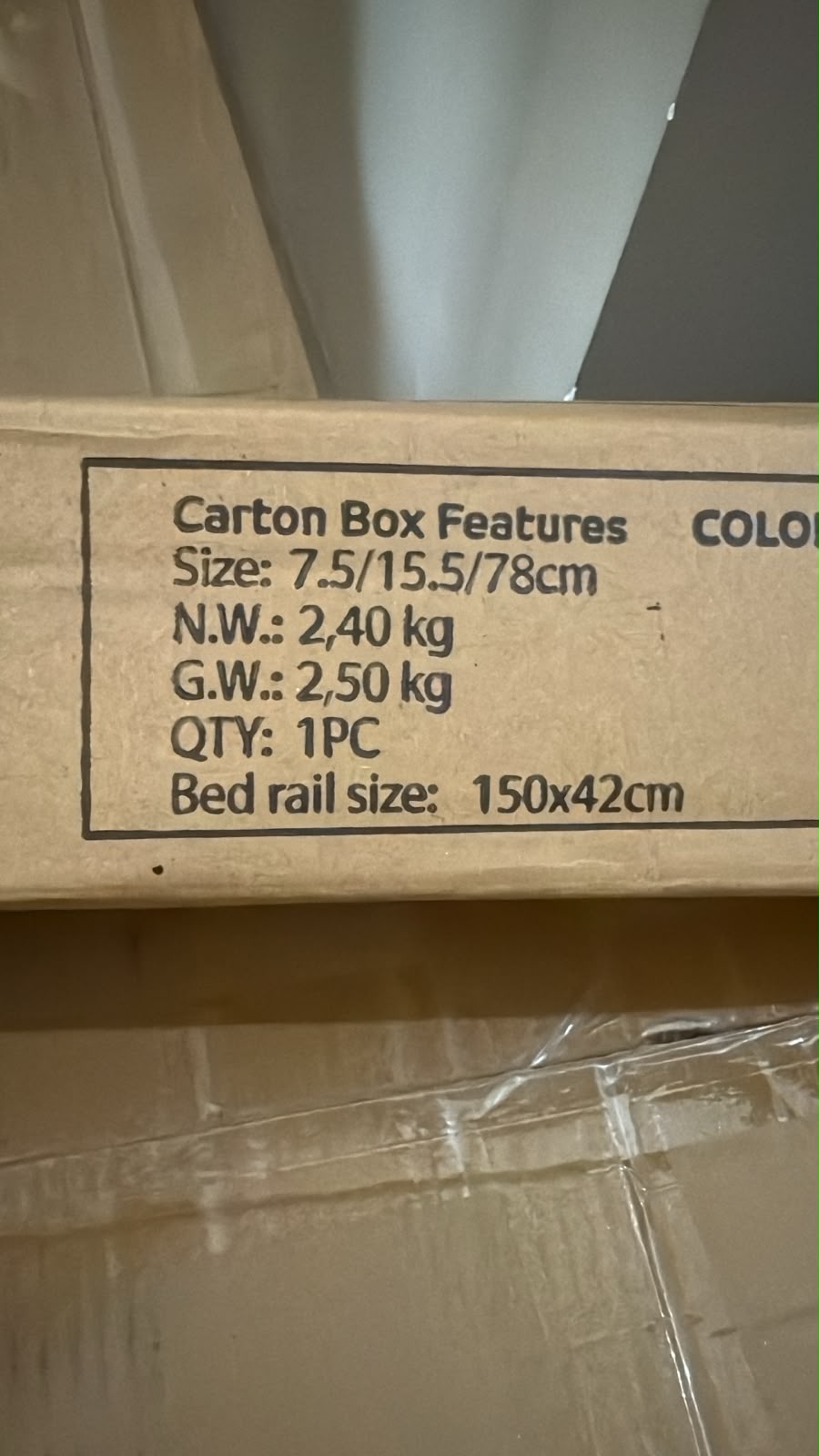Bed Rail - New