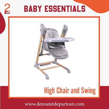 High Chair and Swing