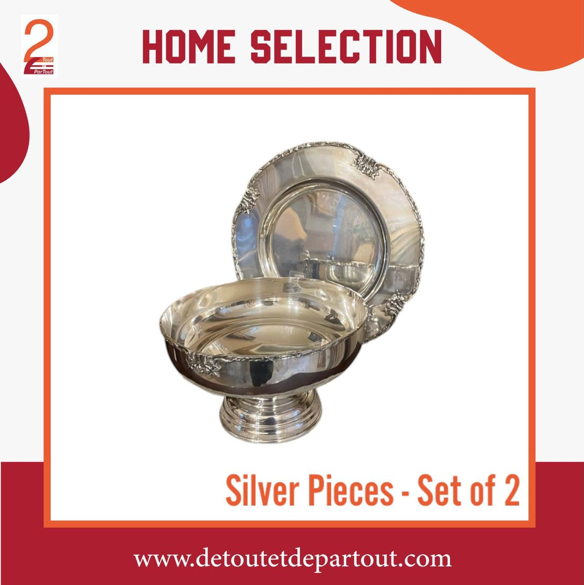 Silver Pieces - Set of 2