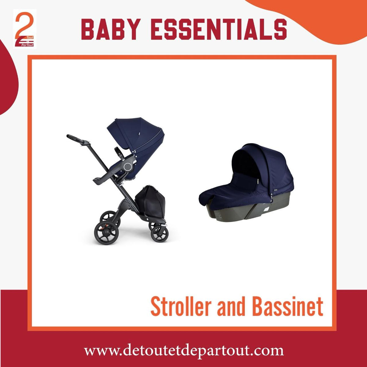 Stroller and Bassinet