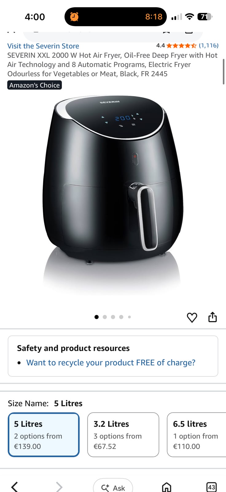 Air Fryer - New