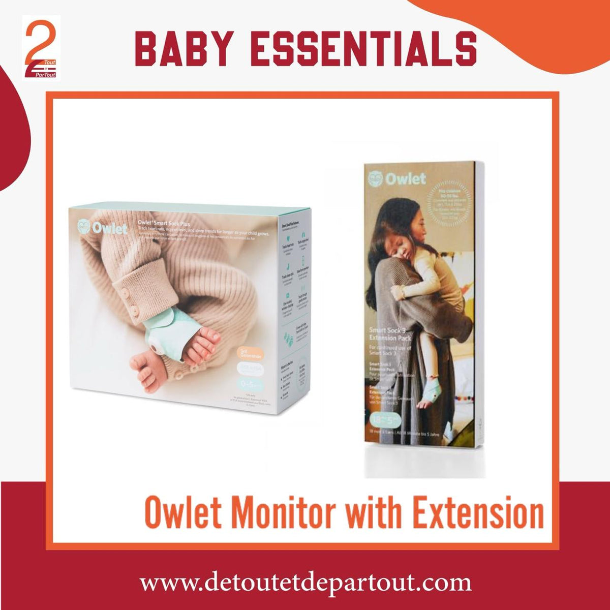 Owlet Monitor with Extension