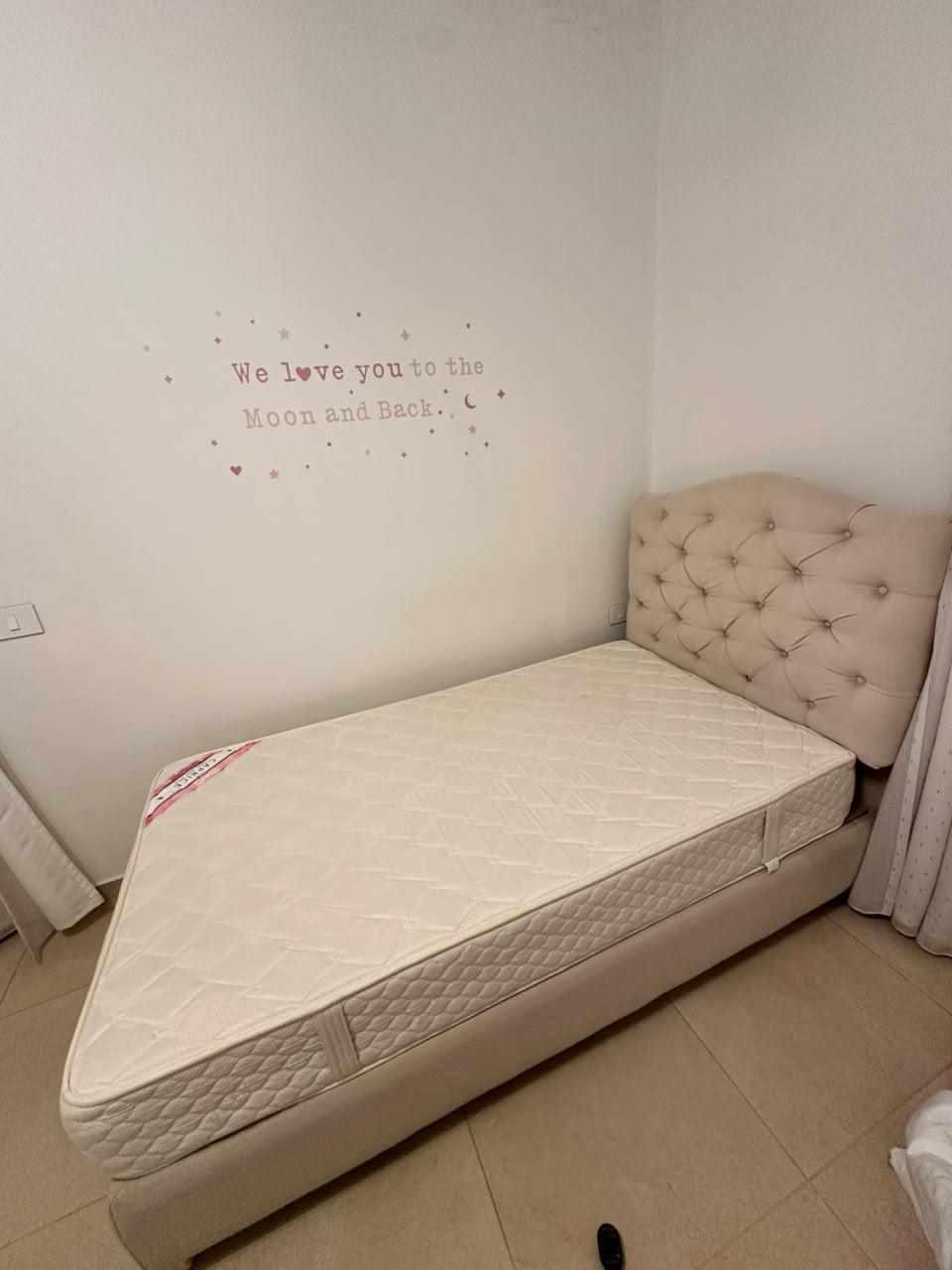 Single Bed and Mattress