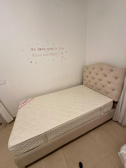Single Bed and Mattress
