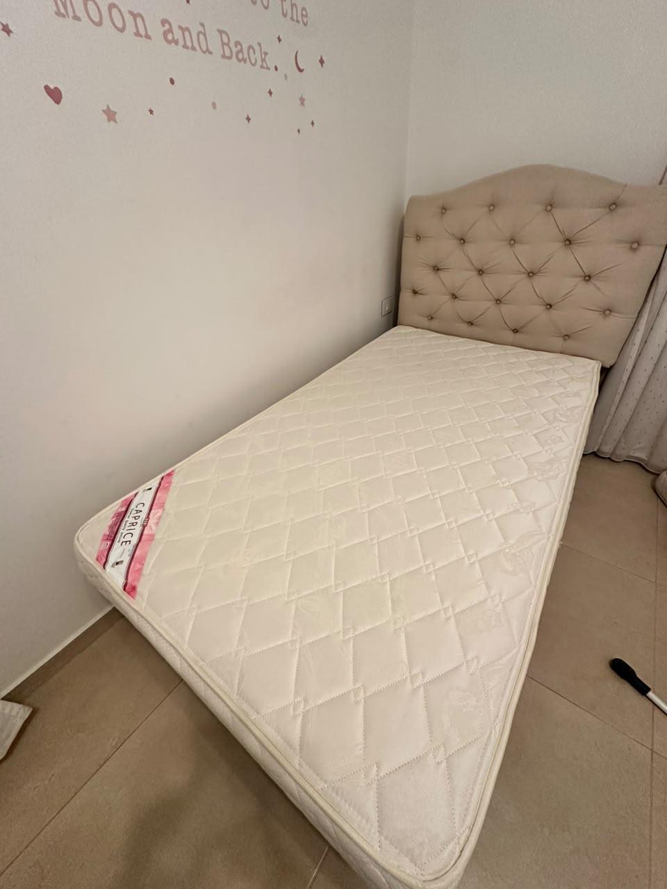 Single Bed and Mattress