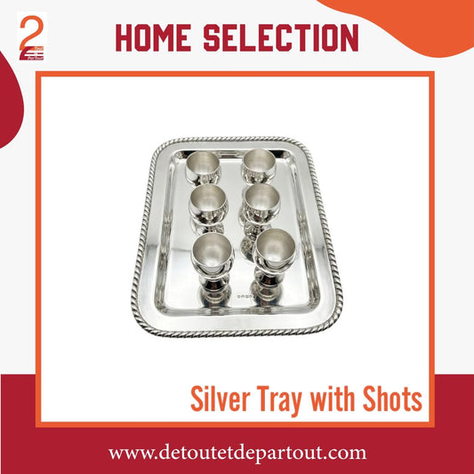 Silver Tray with Shots